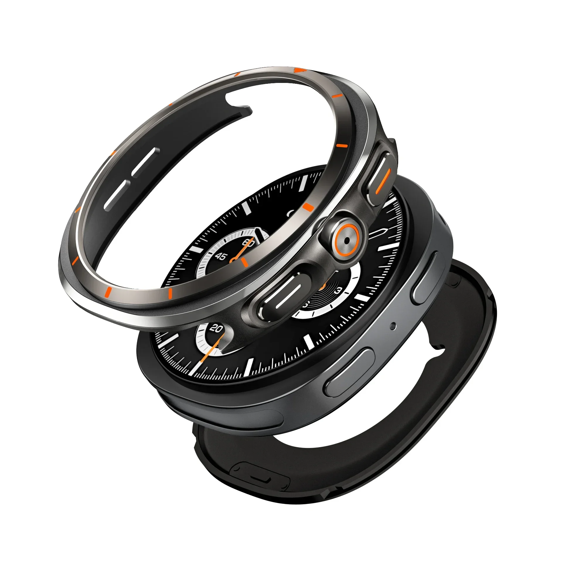 Metallgehäuse für Samsung Galaxy Watch 8, Hartmetallrahmen, schützende Stoßstangenabdeckung für Samsung Galaxy Watch 8 44 mm 40 mm Zubehör – Detail 15