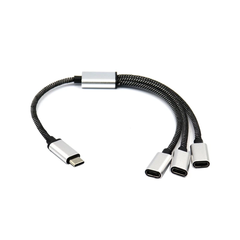 

USB C Splitter Type C Male to Type C Female Cord for Charging Data Transfer