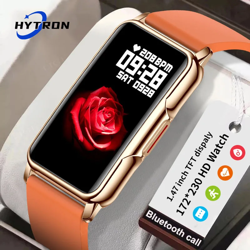 

HYTRON Women Smart Watch Bluetooth Talk Heart Rate Sleep Monitor Smart Bracelet Tracking Sports Health Smartwatch 2023 New