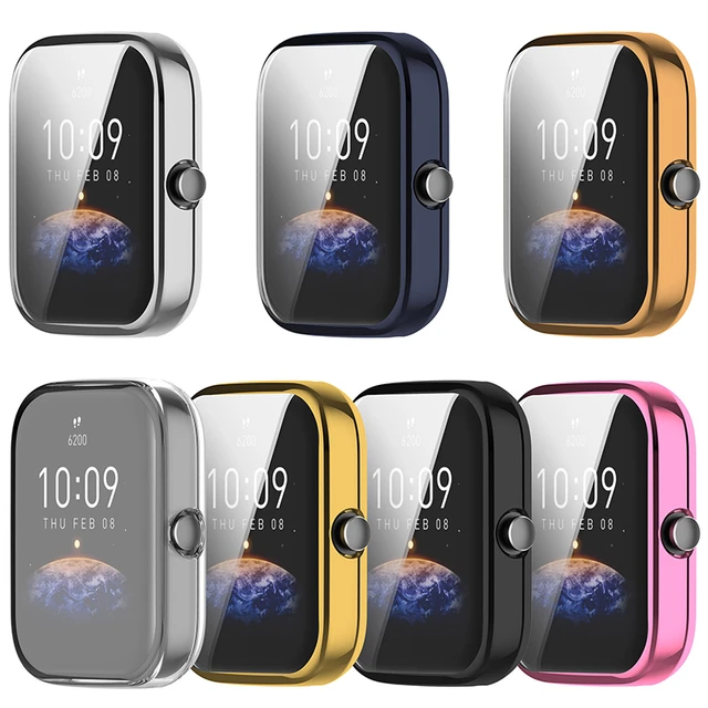 Case For Amazfit Bip 5 3pro Protector Case Screen For Amazfit Accessories BIP  3 pro Bumper TPU Cover Protection - AliExpress