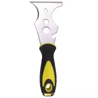 1pc 15 In 1 Multi Use Putty Knife Stainless Steel Paint Scraper Removal Construction Tool For Wallpaper Can Opener Home DIY 1