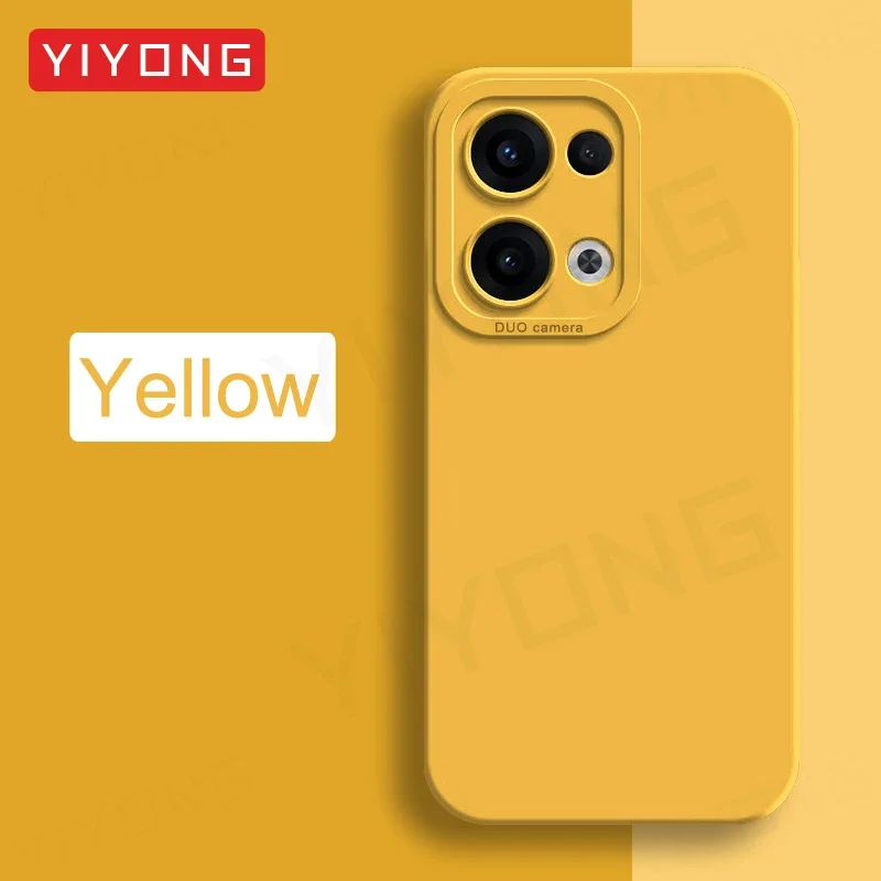 Für Reno13 Pro Fall YIYONG Seidige Gefühl Flüssigkeit Silikon Soft Cover Für Oppo Reno 13 14 Pro Reno 14 5G globale Stoßfest Telefon Fällen – Detail 16