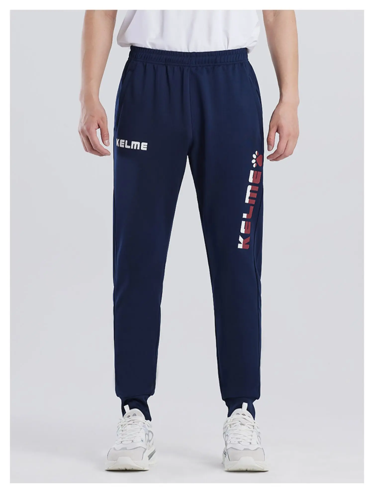 KELME Casual Sport Hosen In Sommer Und Herbst Dünne Atmungs Gestrickte Leggings Für Männer Und Frauen Kontrast Druck 3881350-1 – Detail 13