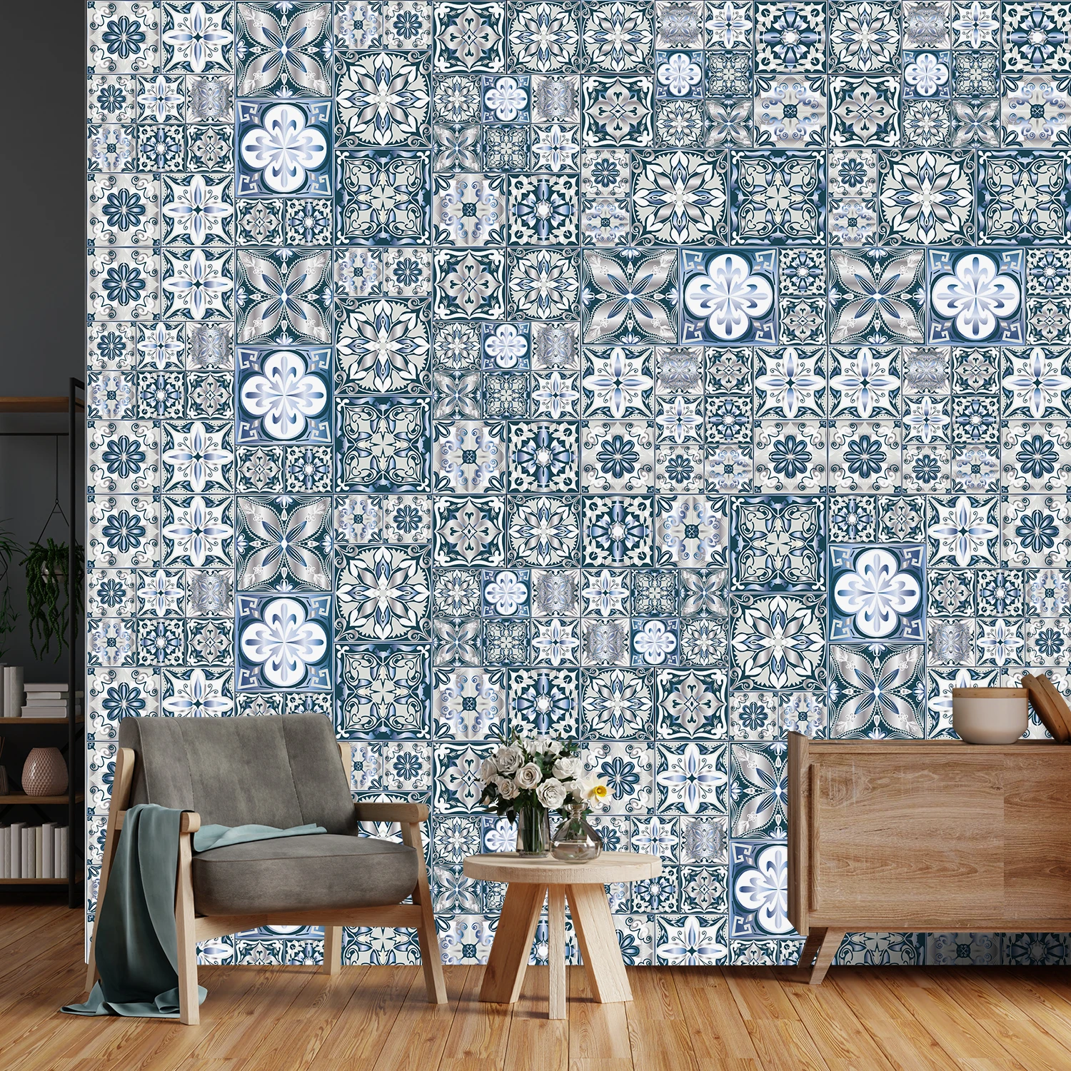 

Креативная керамическая плитка «сделай сам» «Три в одном», настенная паста, кухня, ванная комната, жилая искусственная Водонепроницаемая масляная ретро-плитка