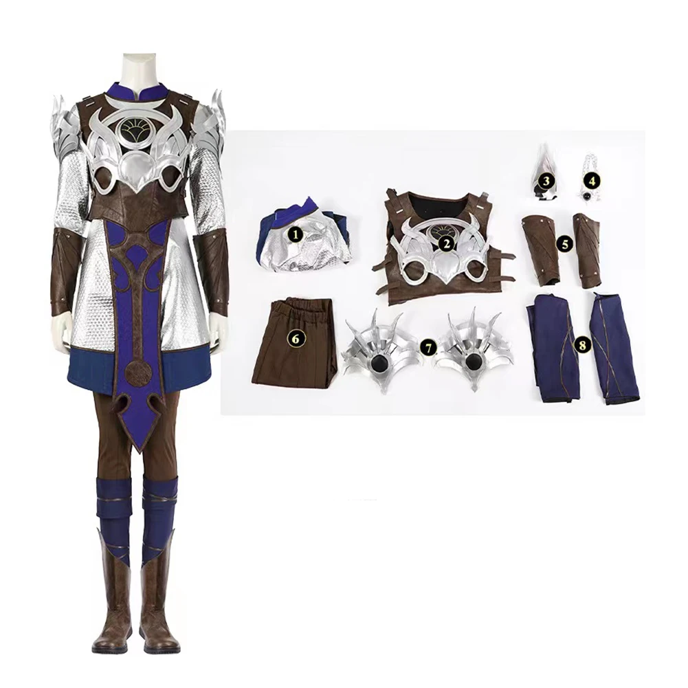 

Shadowheart Cosplay Costume Baldur Cos Gate Disguise For Women Halloween Carnival Full Set