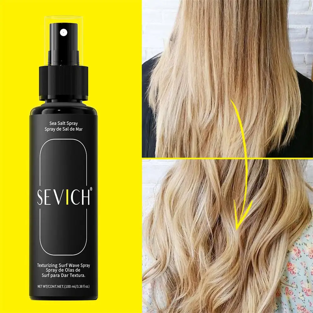 Sea Salt Hair Styling Spray Improving Thickening Strong Holding Non Greasy Fluffy Volumizing Reducing Sticky Hair Nourishing Oil