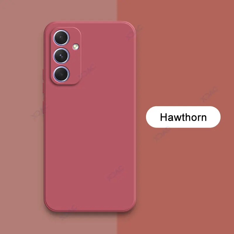 Square Liquid Silicone Phone Case - 360° Protective Soft Shockproof Back Cover - Girls' Stylish Accessory