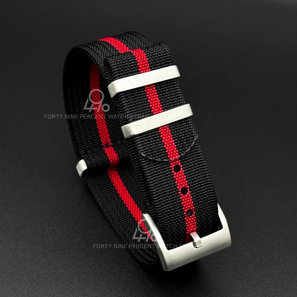 Premium Woven Nylon Fabric Watchband - Versatile One-Piece Design (Multiple Sizes Available)