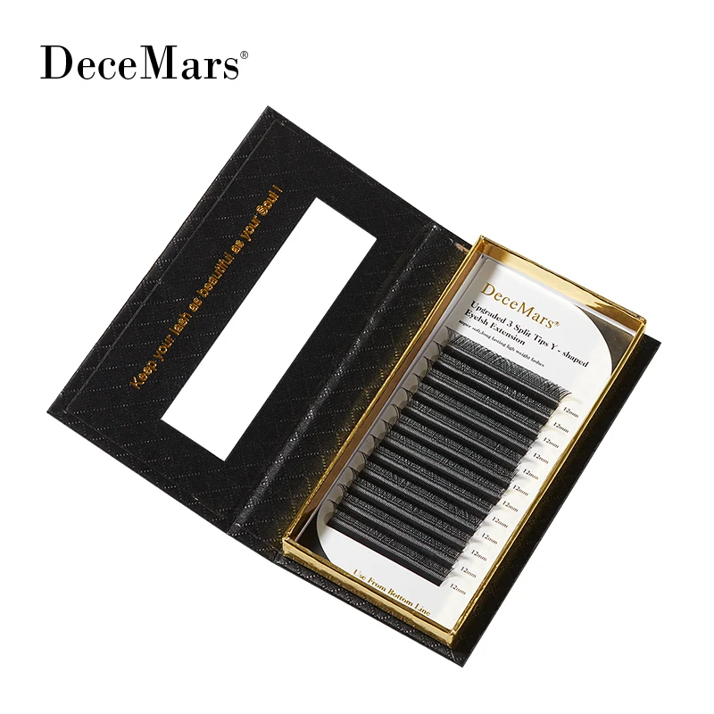 Eyelash Extension 3 Split Tips Y-Shaped
