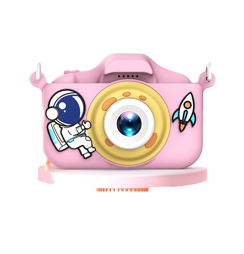 

Double Cam Children Kids Mp3 Player CameraToy Astronaut 40 Mpx Support Memory Card 32gb Photo Kids Selfie Toddler Child Camera
