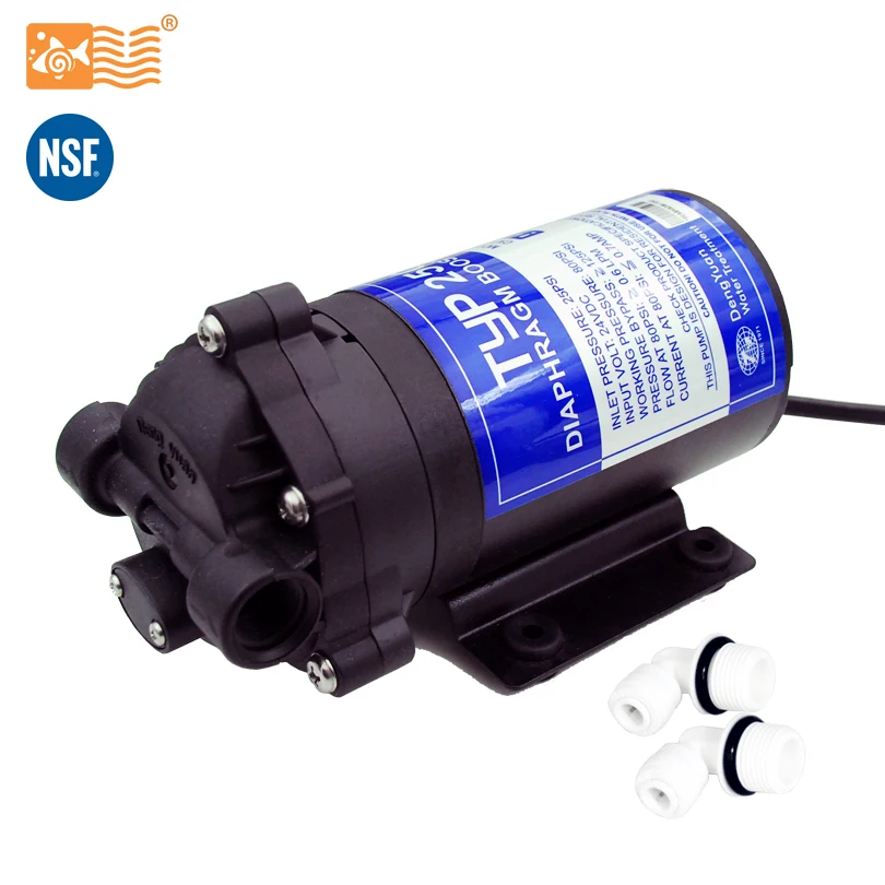 Coronwater ro Água Booster Bomba Osmose Reversa Água Sistema de Pressão 24v 50gpd 2500nh