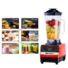 2000W Stationary Blender Heavy Duty Commercial Mixer Ice Smoothies Appliances for Kitchen Professional High Power Food Processor 4