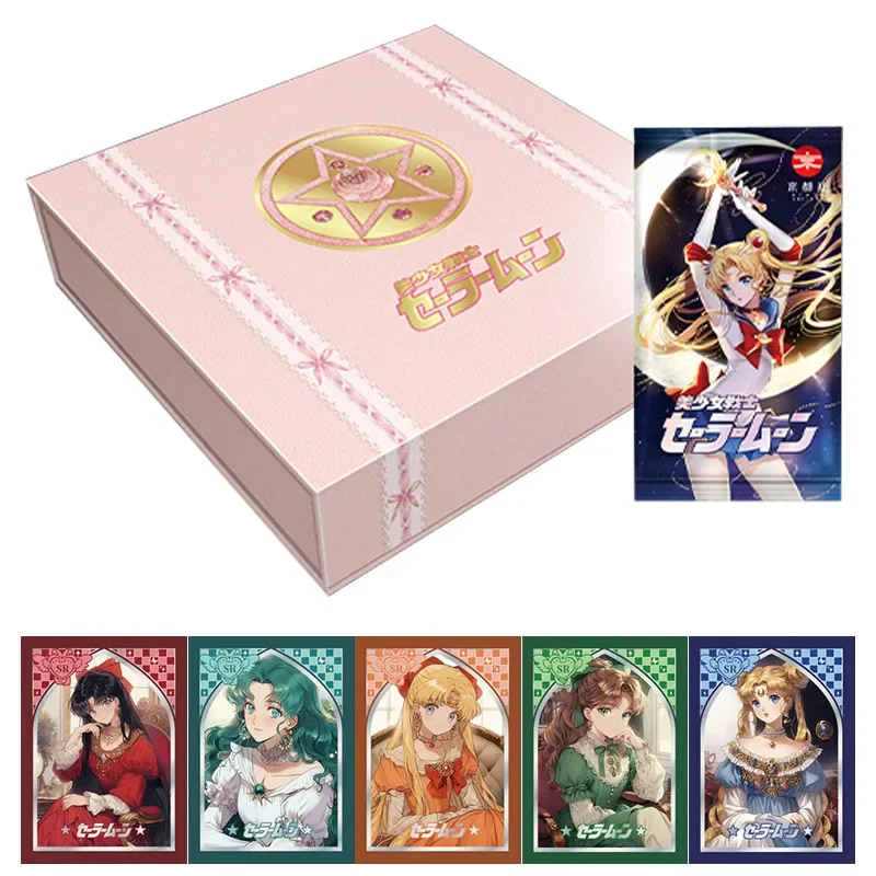 

Anime Sailor Moon Series Peripheral Cards Booster Box Rare Limited Tsukino Usagi Character Collection Card Kids Birthday Gifts