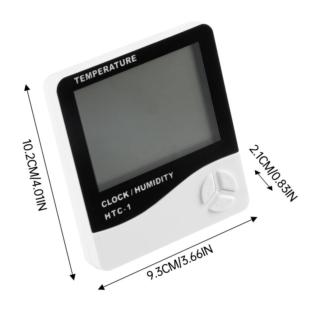 High-Accuracy Indoor Climate Monitor with Wall-Mountable Hygrometer and Thermometer