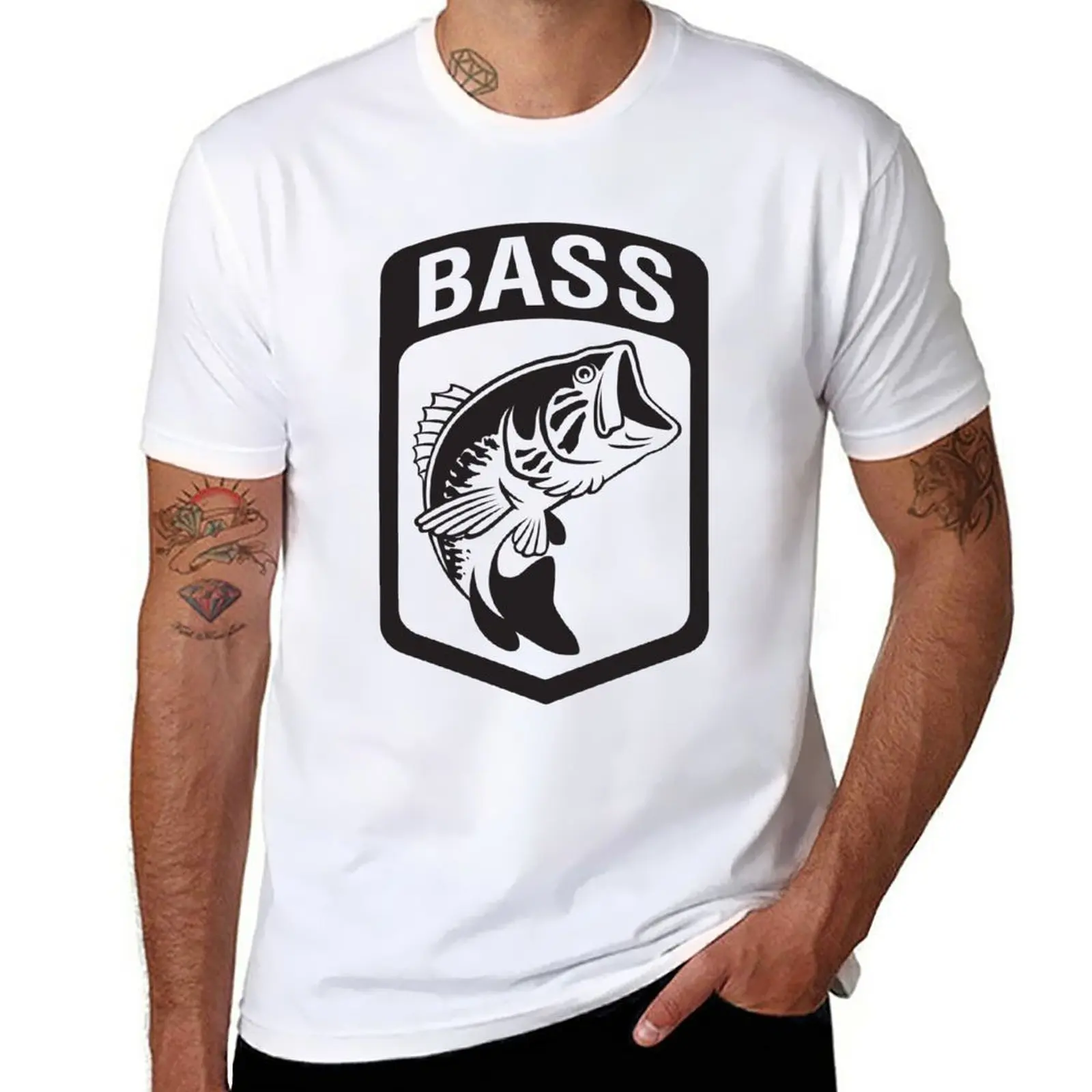 

New bassmaster T-Shirt black t shirts aesthetic clothes mens vintage t shirts