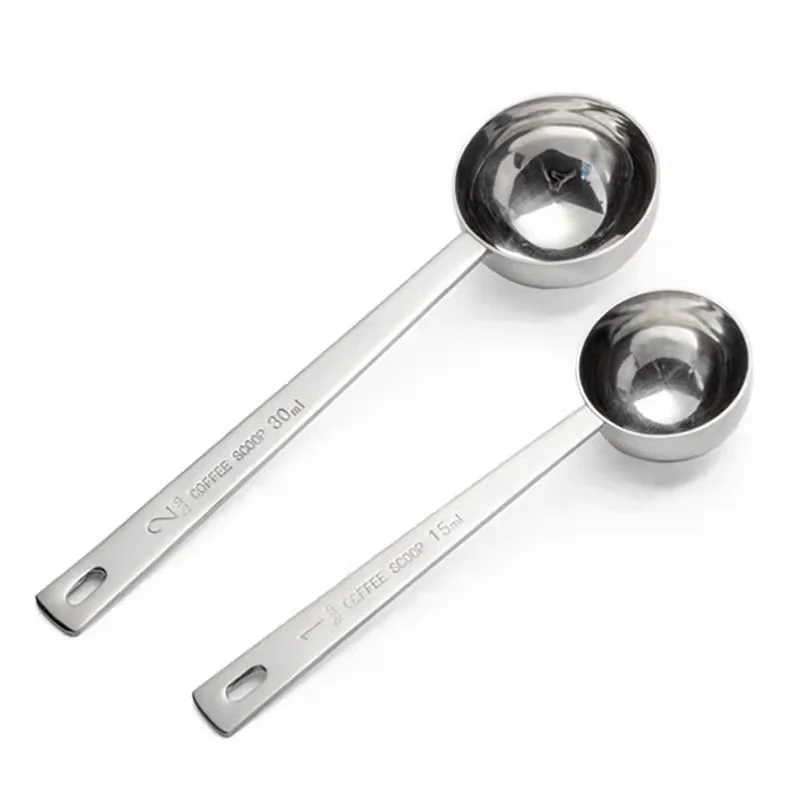 Description Picture 2 of itemStainless Steel Coffee Scoop, Tablespoon Measuring Spoon Coffee Scoop, 15ml Long Handle Coffee Spoons Baking Measuring Spoon