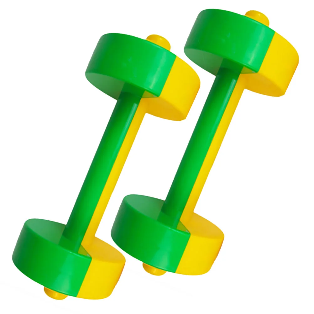 

Children Dumbbell Toy Plastic Dumbbell Toy Fitness Weight Lifting Dumbbell Gymnastic Equipment Props Early Toys For Kids