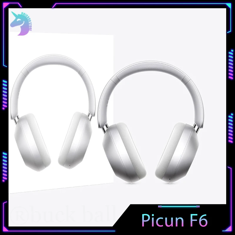 

Picun F6 Bluetooth Wireless Headphone Adaptive Noise Cancelling Wired Headsets 2Mode Headset ANC Portable Foldable Earphones