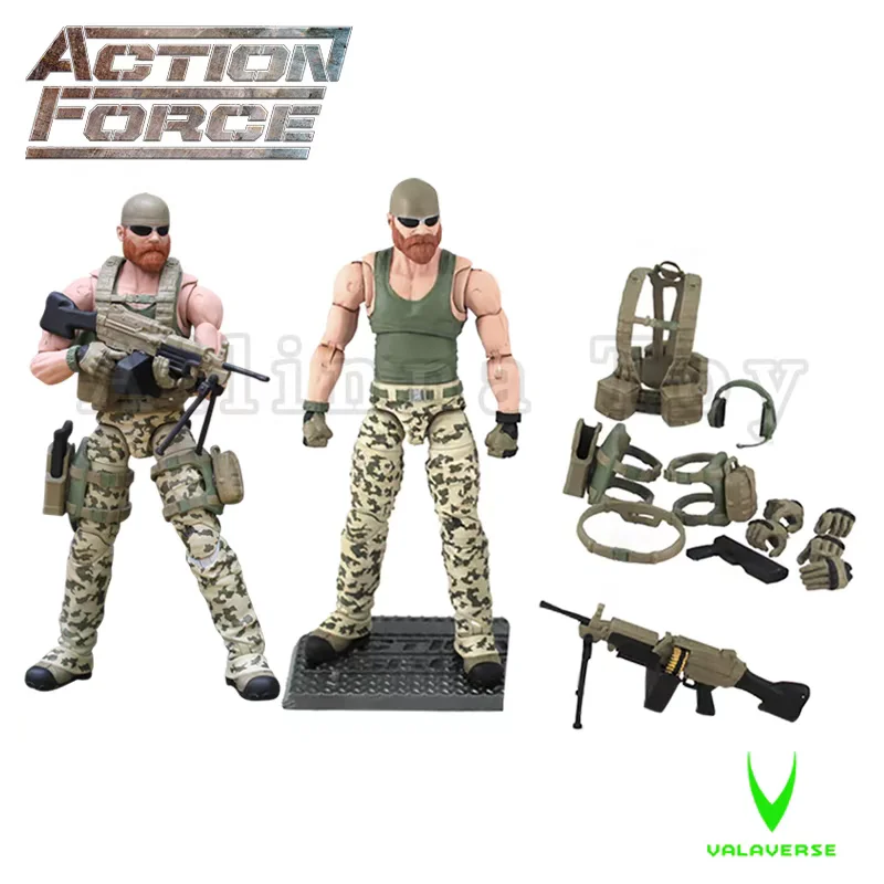 Valaverse Action Force 1/12 6inches Action Figure Blowback Anime Collection  Model For Gift Free Shipping