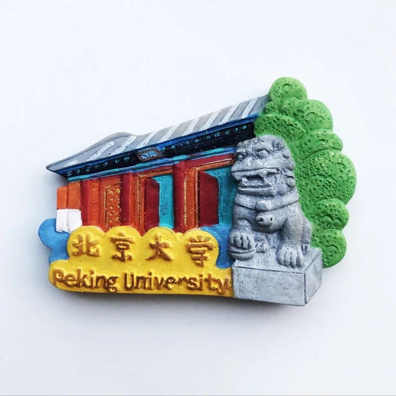

Resin fridge magnet, new message stickers, Peking University, China travel souvenirs, decorative gifts