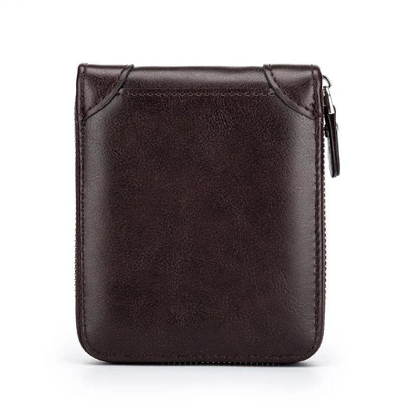 남성용 캐주얼 짧은 양각 지갑, 아버지와 남자 친구 선물 카드 홀더용 가로 얇은 지갑 