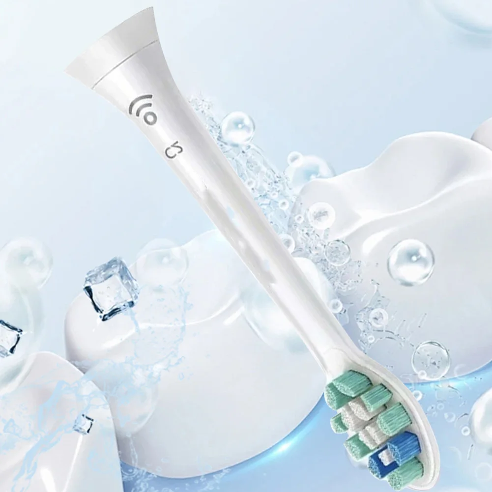 4Pcs White Electric Toothbrush Head Plaque Defence Toothbrush Heads Toothbrush Brush Head for Philips Sonicare C2 Optimal 2