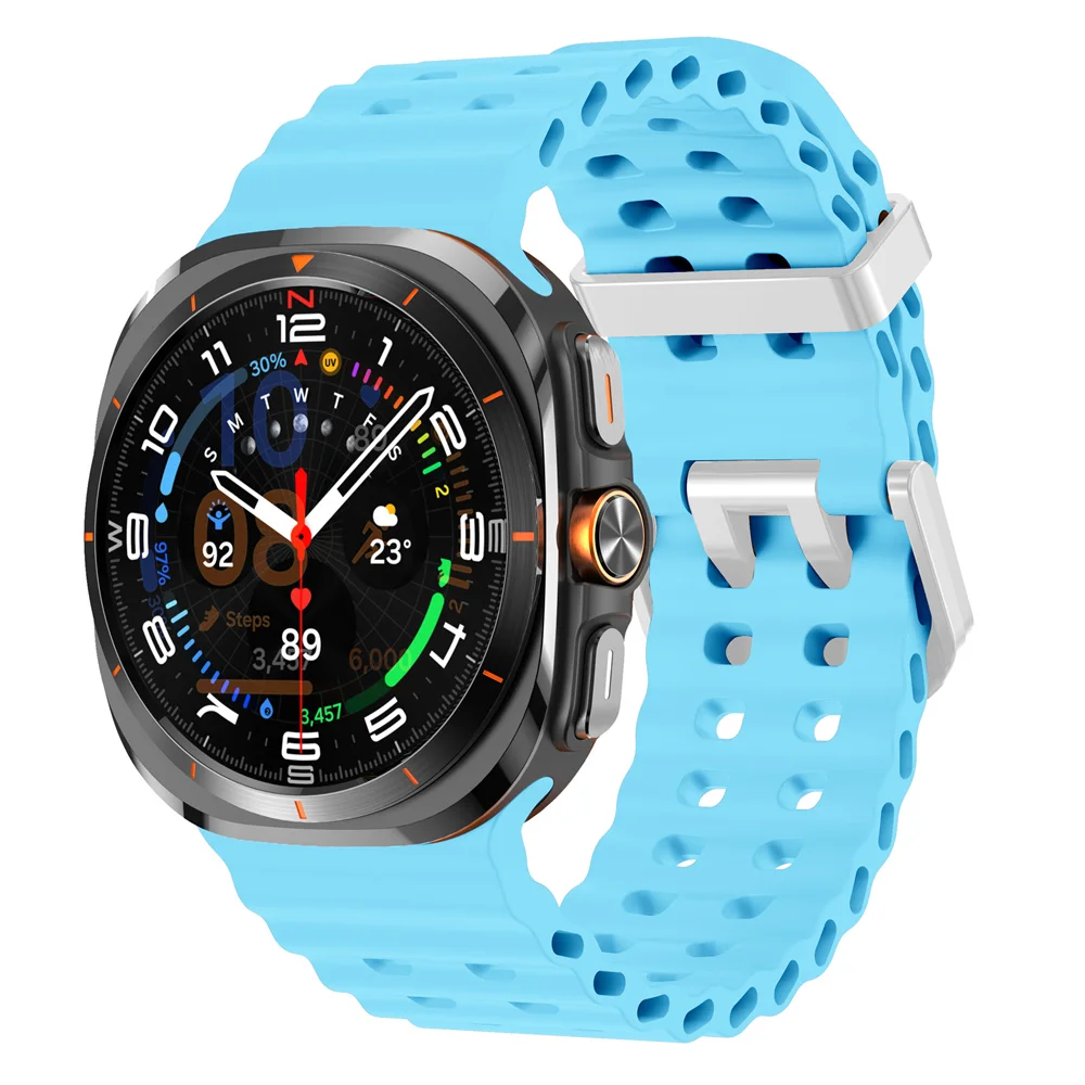 Silicone Breathable Marine Strap Wristband Bracelet