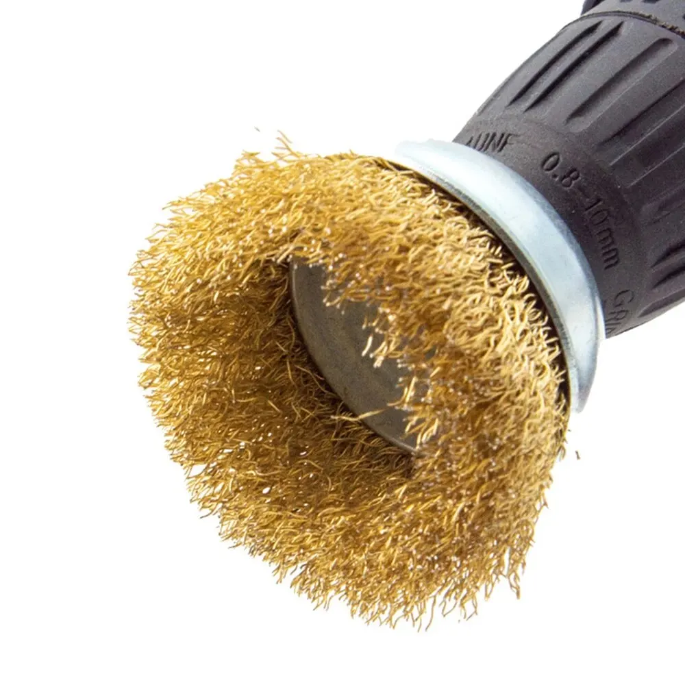 Electric Drill Accessory 3PC Pen Type Steel Wire Brush 5PC Electric Drill Steel Wire Wheel with Rod Polish and Rust Removal
