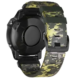 Durable Nylon Sports Watchband with QuickFit Design - QuickFit 26mm (Yellow2)