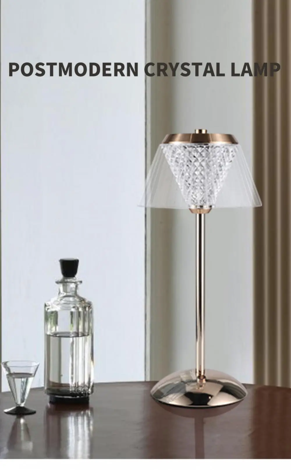 Lampe de Table en Cristal