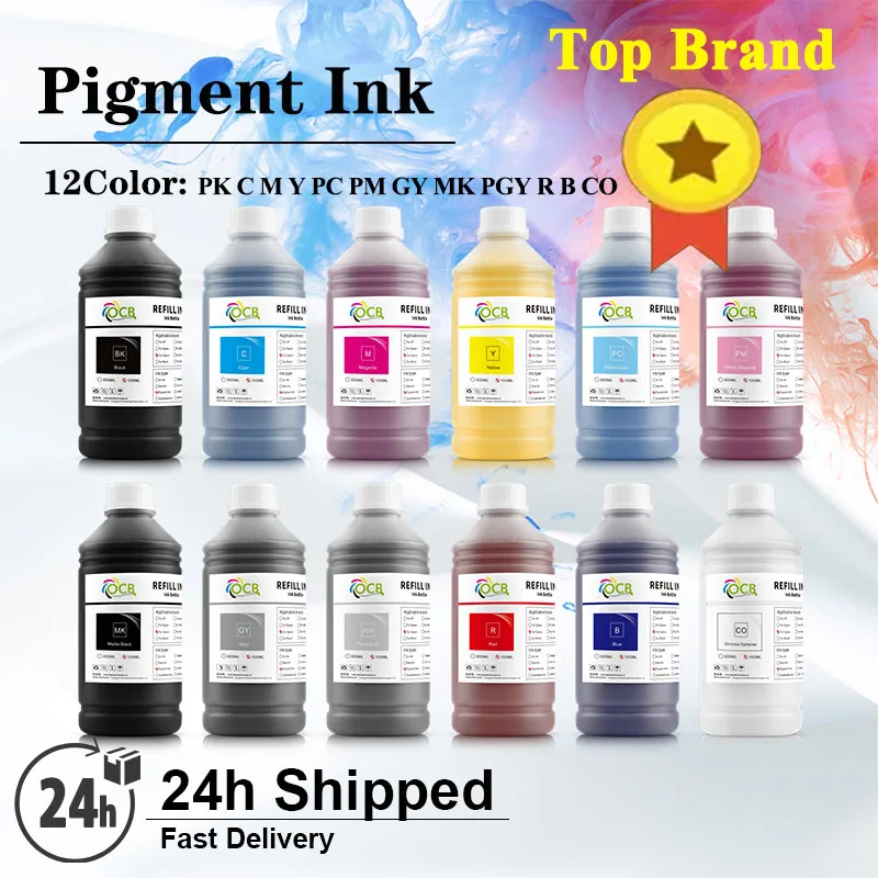 1000ml 12Color/Set Pigment Ink for Canon PFI-1700 PFI1700 PFI-1000 Pro 1000 2000 4000 6000 6100 520 540 Pro-1000 4000s 6000s