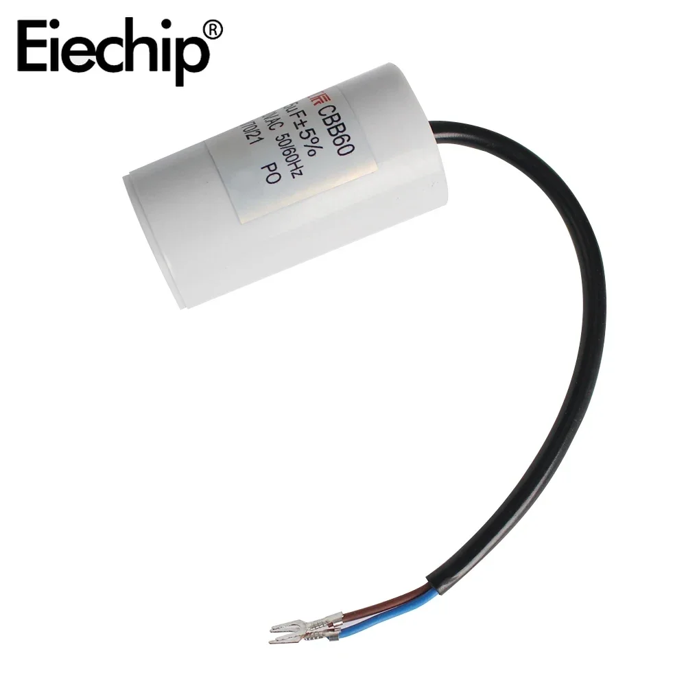 CBB60 450V Motor Run Capacitors AC Starting Capacitor 3/4/5/6/8/10/12/14/15/16/18/20/25/30/40/45/50/60UF for Washing Machine