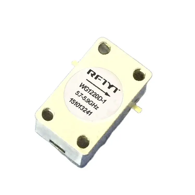 

Радиочастотный изолятор 5,7-5,9 ГГц, циркулятор, Microstrip Line Isolator 5,8G, Размер 12x20