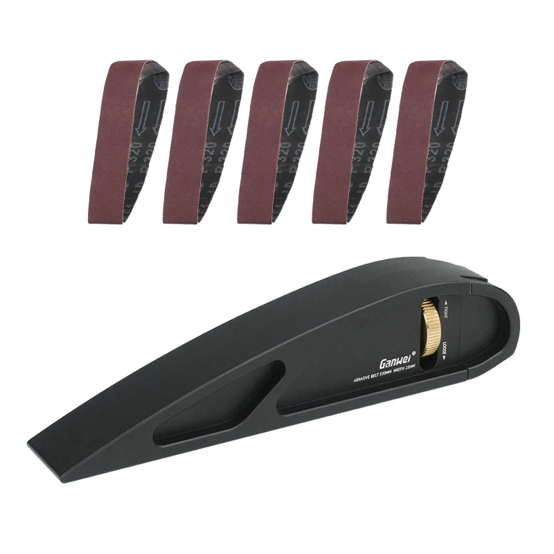 

K1KA Hand Sander Mini Hand Sanding Tool Portable Sandpaper Holder Sanding Block Sander for Contour & Flat Surface Polishing