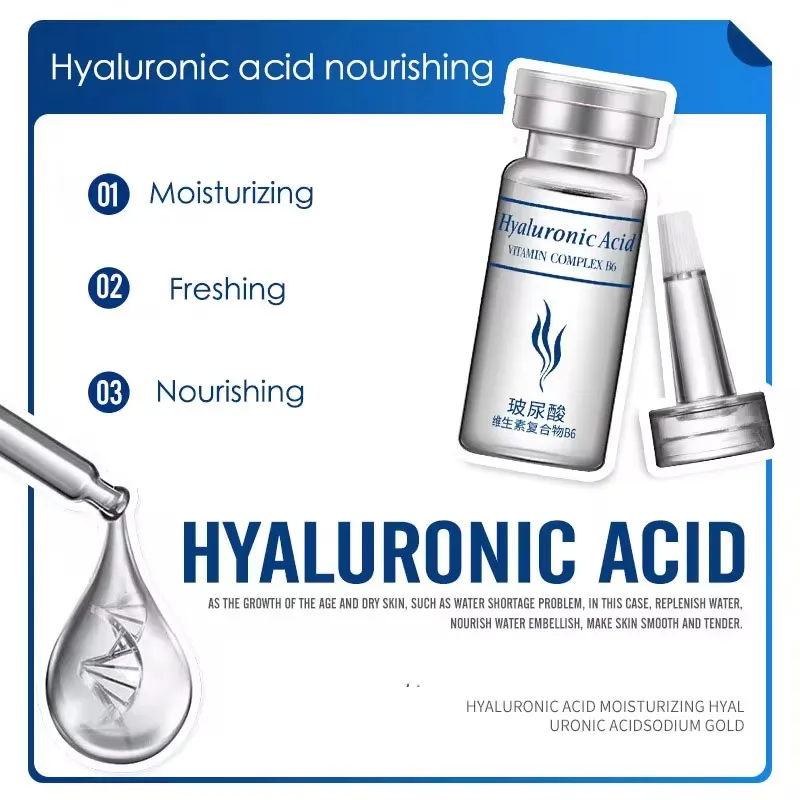20pcs BIOAQUA Hyaluronic Acid Serum Facial skincare Moisturizing Firming Facial Essence Liquid Face Skin Care 4