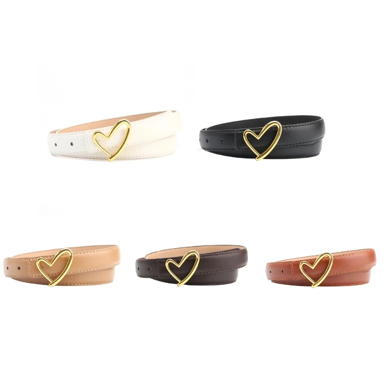 

M2EA Leather Belt For Jeans Casual Pant Belt Jeans Belt Woman Belts For Jeans Sculpting Girdle All-match Jeans Waistband