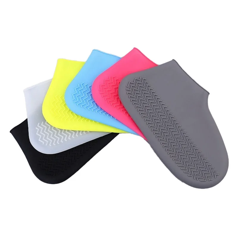 

12PCS Silicone WaterProof Shoe Covers Covers Slip-Resistant Rubber Rain Boot Overshoes Accessories for Outdoor Rainy Day