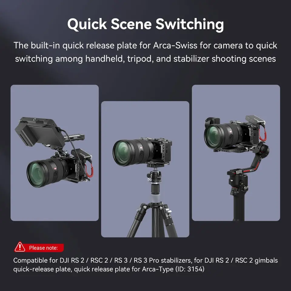 SmallRig A7C II ケージキット Sony Alpha 7C II / Alpha 7CR 用内蔵