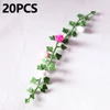 20Pcs Dollhouse Simulation Decoration 1/12 Rattan Artificial Flower Wall Hanging Ring Hanato Vine DIY Accessorie Cake Model Gift 6
