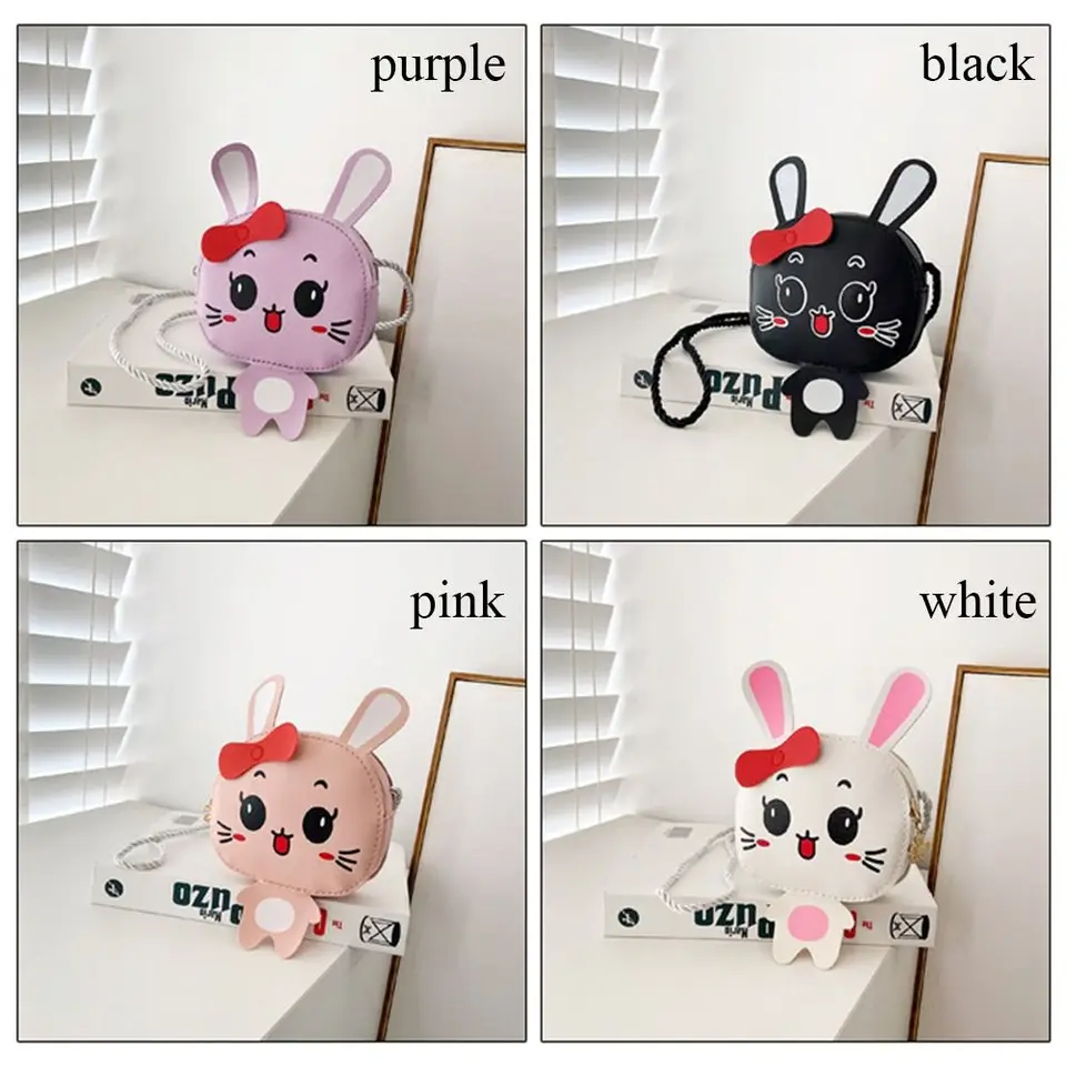Borsa A Tracolla Per Bambina Con Fiori Da Principessa – Mini Bag Regolabile Per Piccoli Accessori – 6 Colori - 6