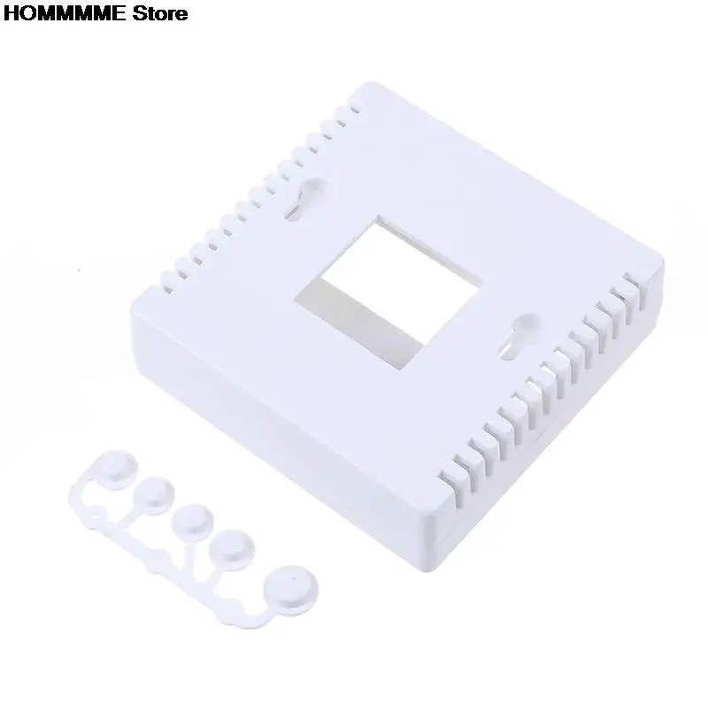 1PC 8.6x8.6x2.6cm Case For DIY LCD1602 Meter Tester With Button 86 Plastic Project Box Enclosure plastic electronic box enclosure electronic box enclosure