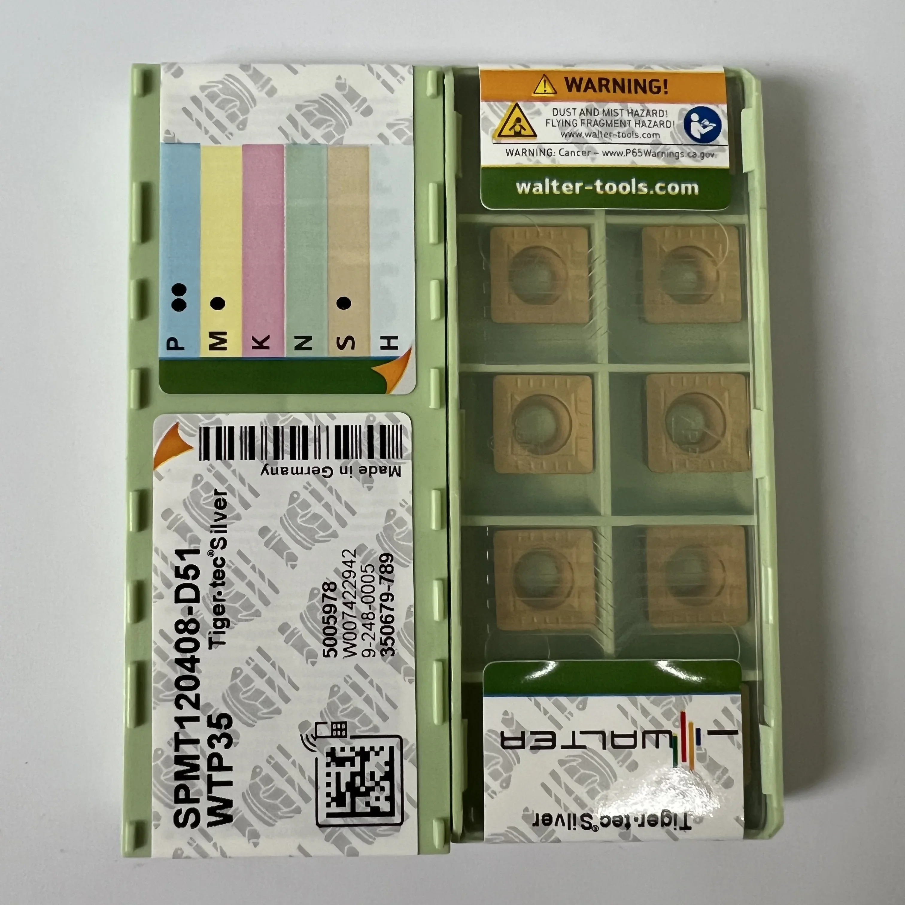 

WALTER/SPMT120408-D51 WTP35 Original CNC Blade