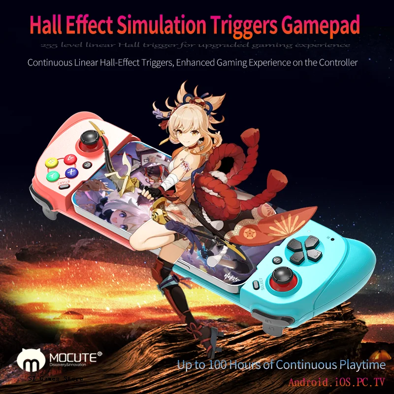 

Джойстик для iPhone 15, Android, Bluetooth 5,3, беспроводное подключение