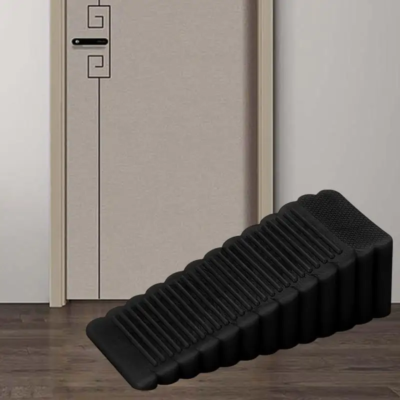 Doorstops For Inside Door Door Wedge Stopper Flexible And Non-Scratching Door Holder Smart Stackable Slip-Resistant Design
