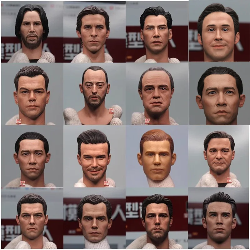 99Head Carving 1/6 Scale Maschio Solider European Gangs Head Sculpt Per 12In Action Figure Toys Collections