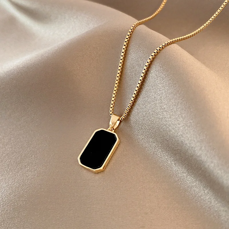 2023 Popular Geometric Pullover Box Chain Female Long Necklace For Women Adjustable Noble Jewelry Wedding Birthday Gift_voghion.com