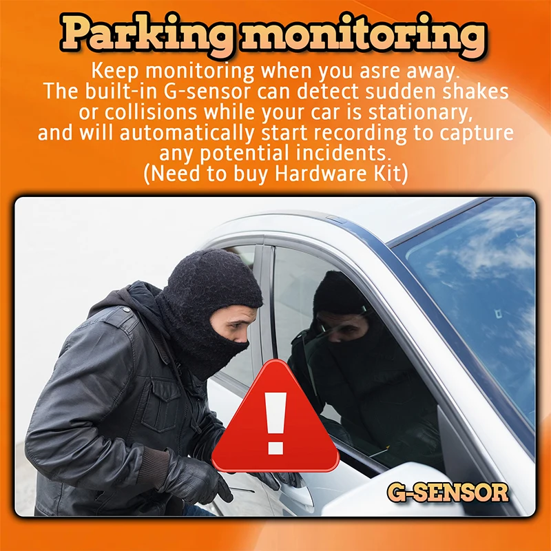 Dash Cam for Car 3/4 Channels Video Recorder 1080P Car DVR  Front inside Rotatable and Rear View Night Vision Car accessory