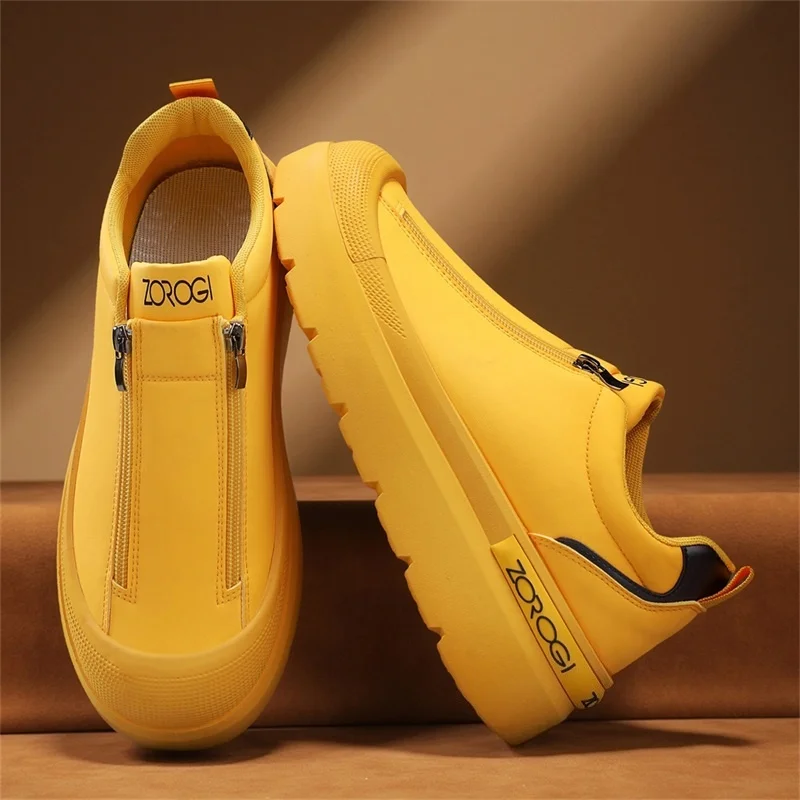 Detailansicht der strapazierfähigen Ledersneaker