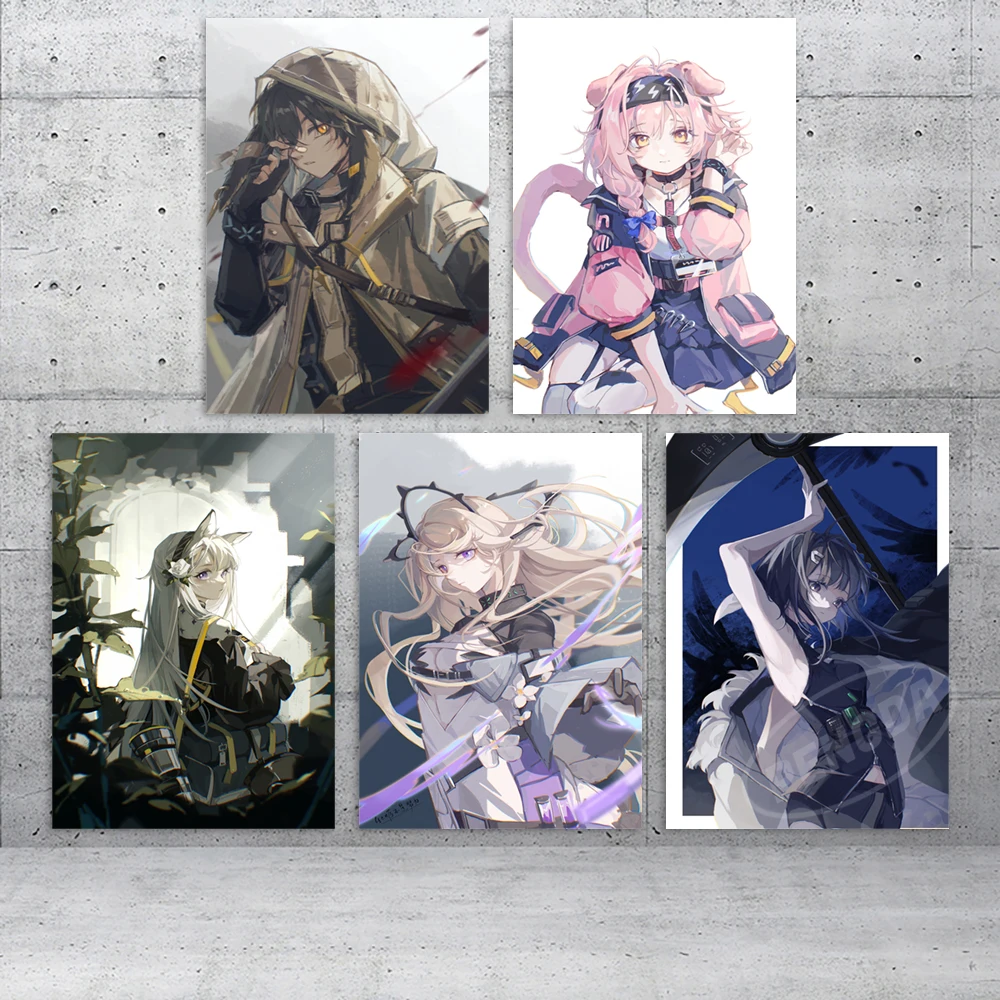 

Prints Arknights Painting Modular Heavyrain Pictures Ayerscarpe Canvas Wall Art Pallas Home Decor Game Bedside Background Poster