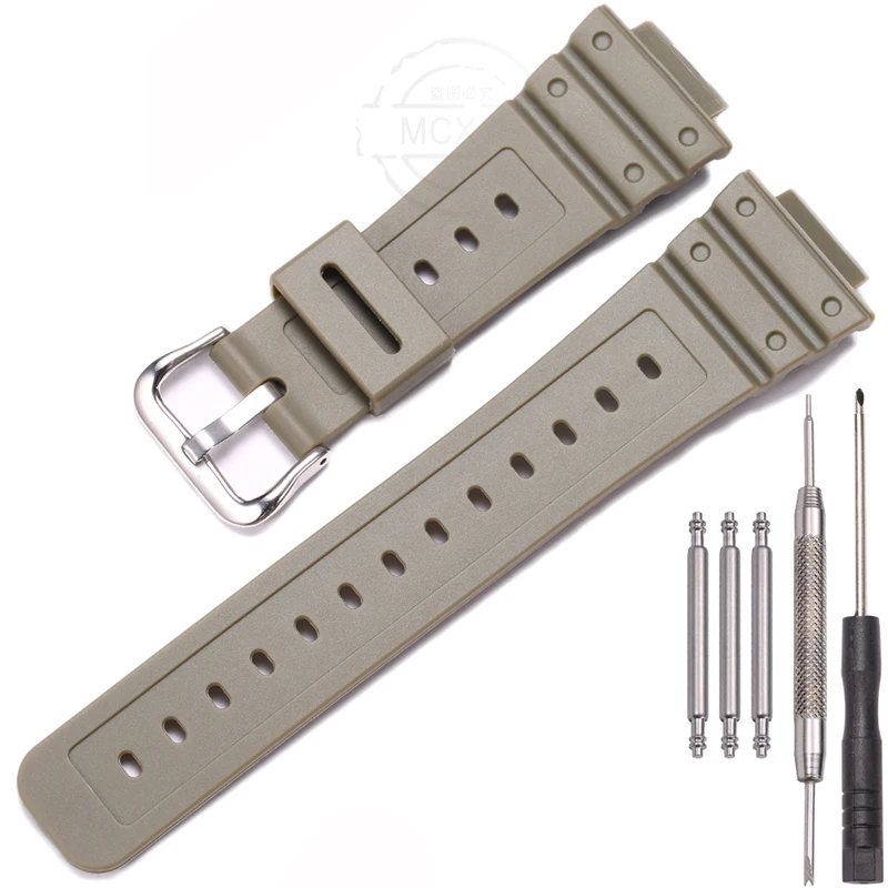 16mm Resin Strap with Pin Buckle - Durable and Stylish Band Bracelet
